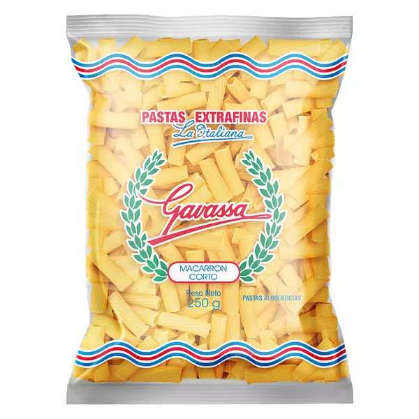 Pasta Gavassa 250g Macarron Corto