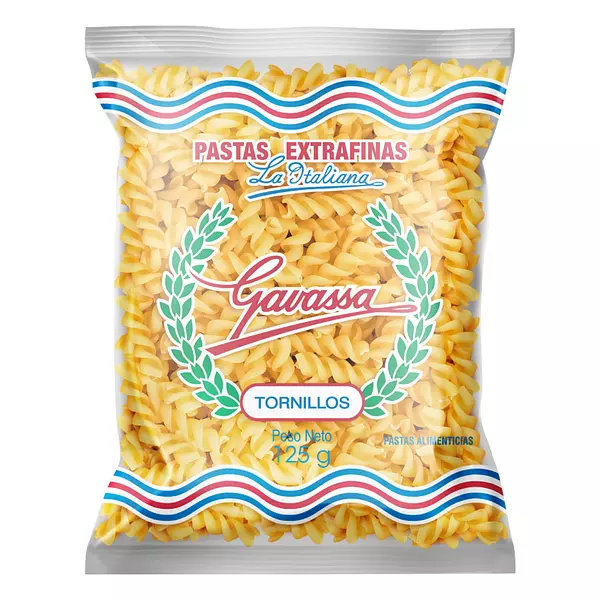 Pasta Gavassa 125g Tornillos