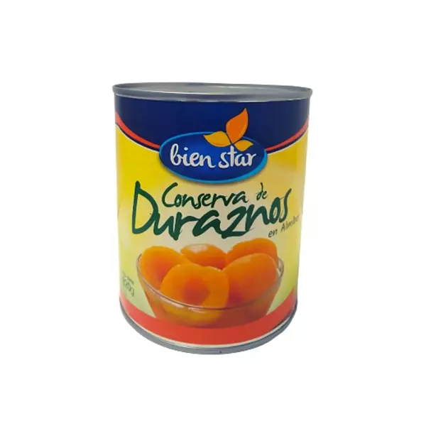 Durazno de Conserva Bienestar 820g