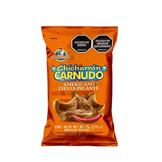 Chicharron Carnudo Fiesta La Victoria Picante 75g