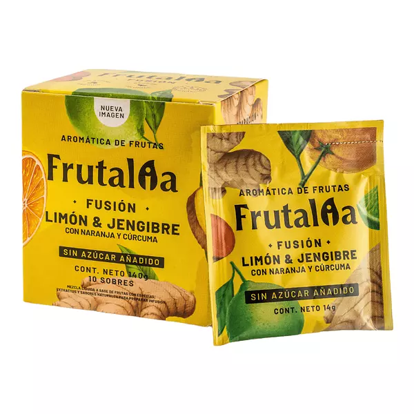 Aromatica Frutalia Clasica Limon y Jengibre 10 Und