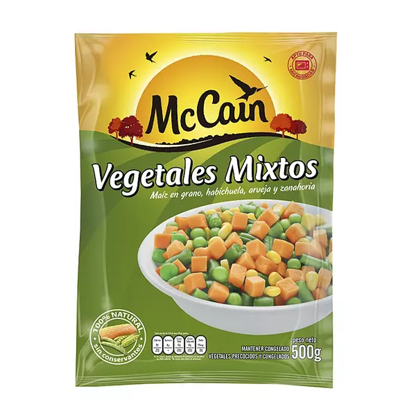 Vegetales Mixtos Mc Cain 500g