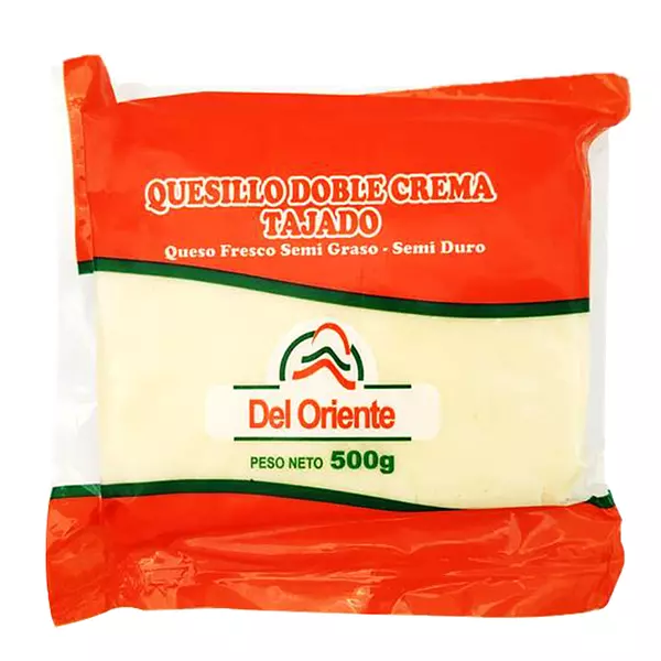 Queso del Oriente Tajado 500g