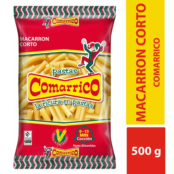 Inac. Pasta Comarrico 500g Macarron Corto