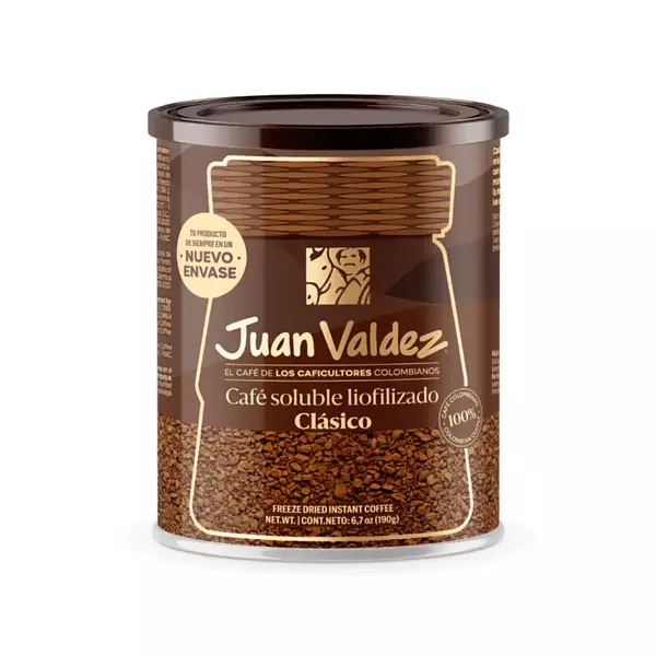 Cafe Juan Valdez Lofilizado Lata 190g