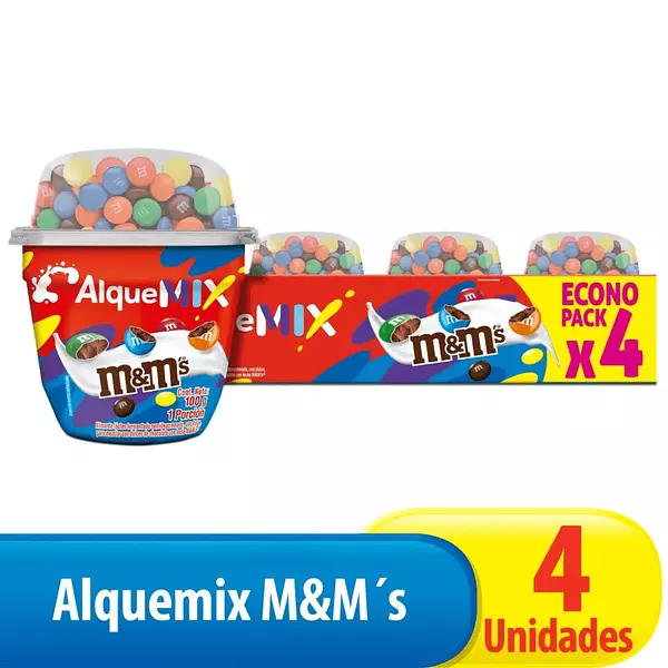 Alimento Lacteo Alquemix M&M 4*100g