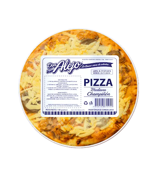 Pizza Mediana Don Alejo 140g