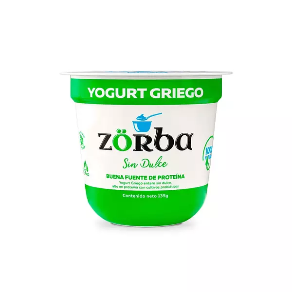 Yogurt Griego Zorba Sin Dulce 135g