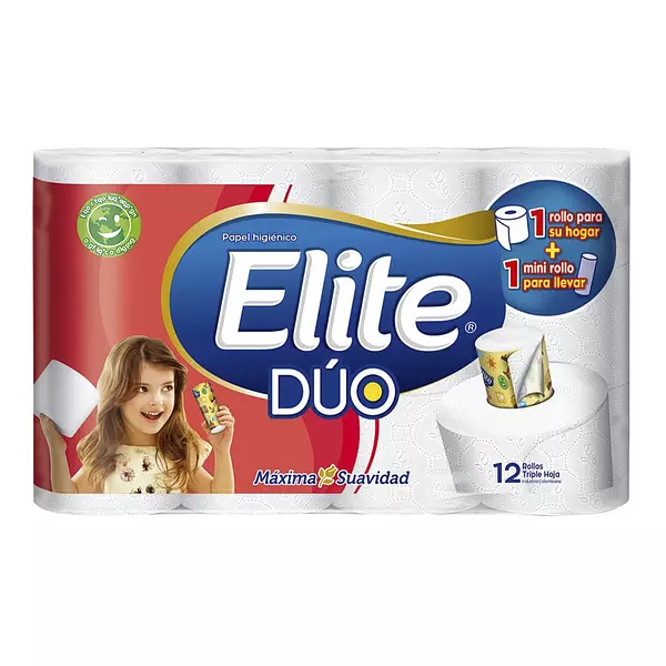 Papel Higienico Elite Duo 12*31.2 M