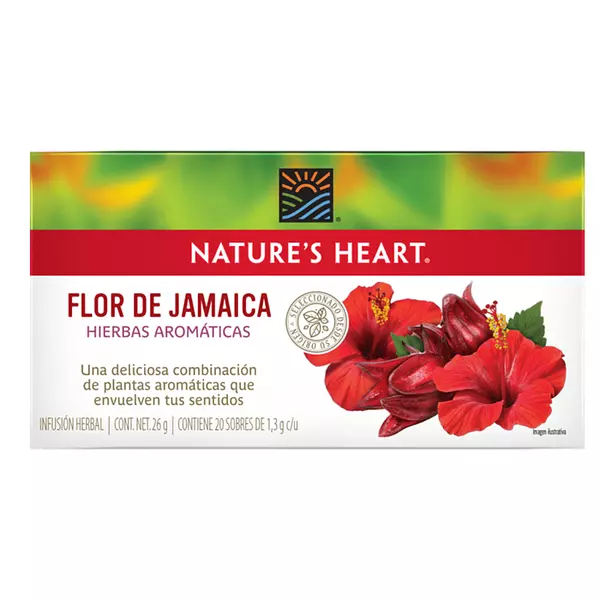 Aromatica Natures Heart Flor de Jamaica 20 Und