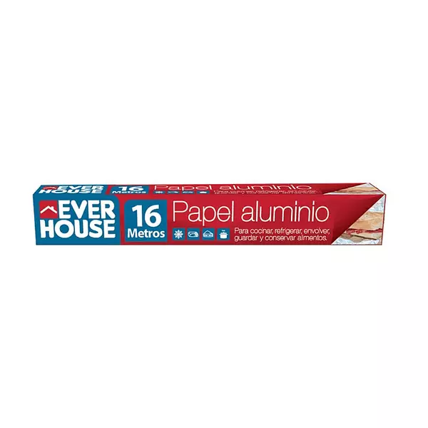 Papel Aluminio Ever House 16m