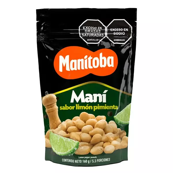 Mani Manitoba Limon Pimienta 160g