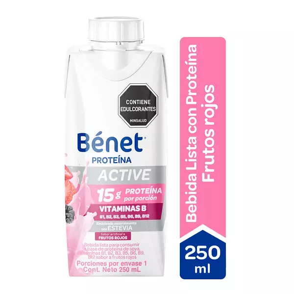 Multivitaminico Benet Proteina Frutos Rojos 250ml