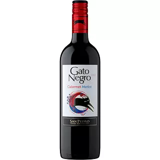 Vino Gato Negro Cabernet Merlot 750ml
