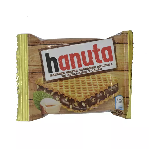 Wafer Hanuta Rellena de Avellana y Chocolate