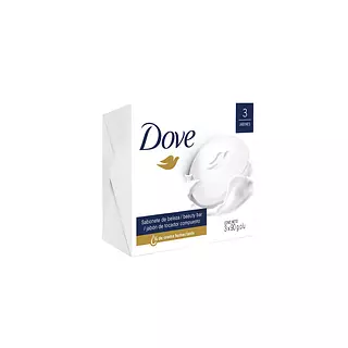 Jabon Baño Dove x 90gr Blanco Tripack