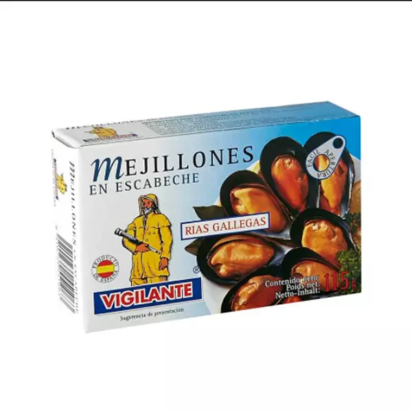 Vigilante Mejillones de Escabeche 115g