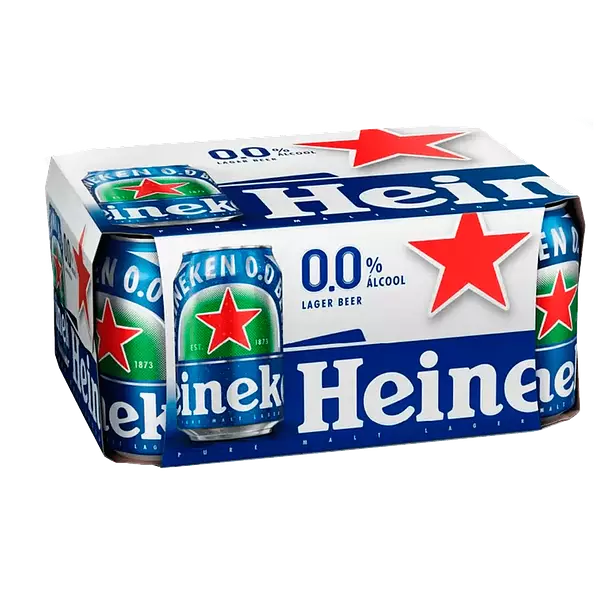 Cerveza Heineken Lata 0.0 6*250ml