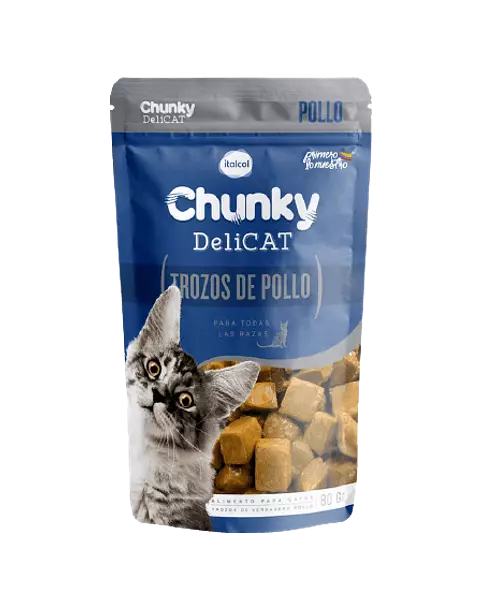 Pouche Delicat Chunky Trozos de Pollo 80g