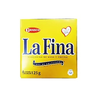 Margarina La Fina Plegadiza 125g