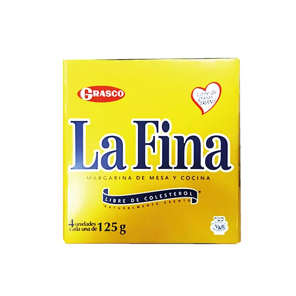 Margarina La Fina Plegadiza 125g