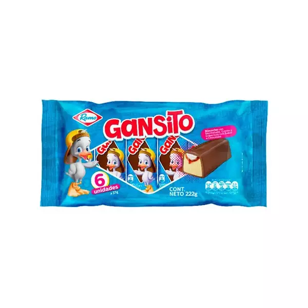 Ponque Gansito 6*37g