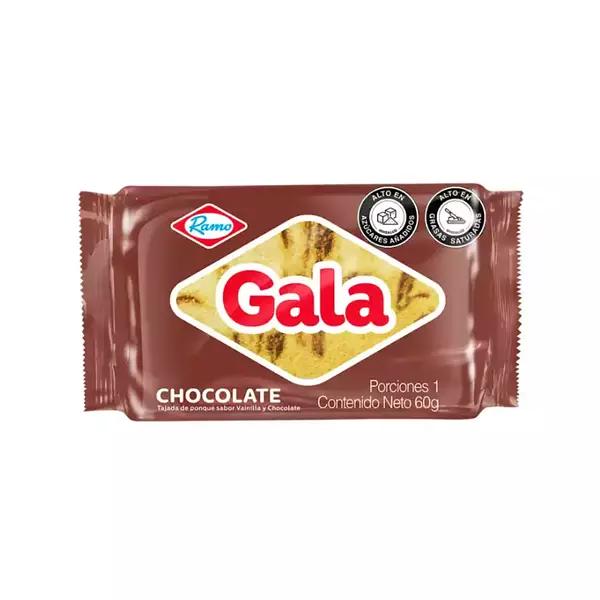 Ponque Gala Chocolate 60g