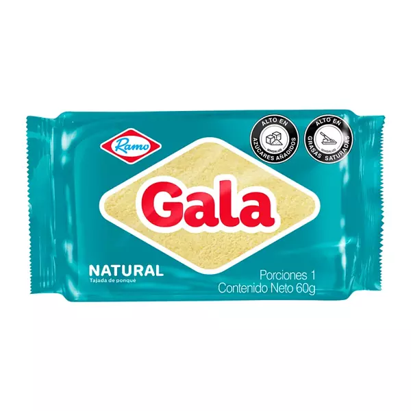 Ponque Gala Natural 60g