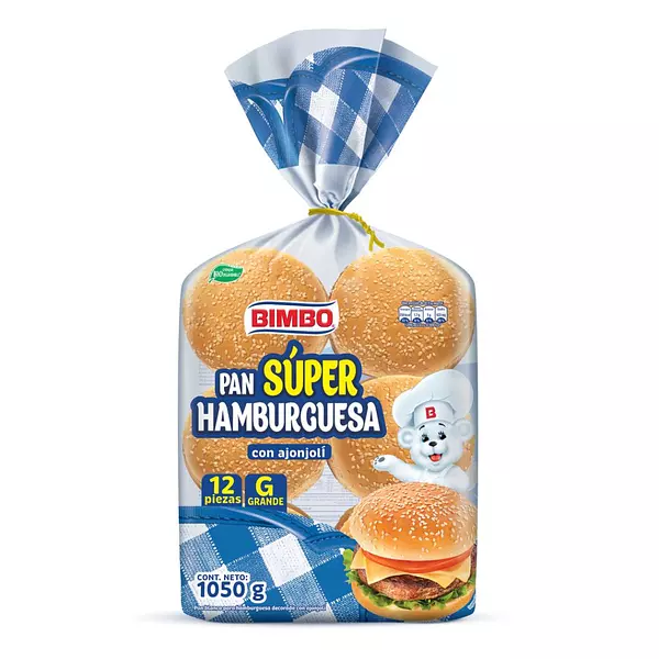 Pan Hamburguesa Bimbo Súper 6*87.5g