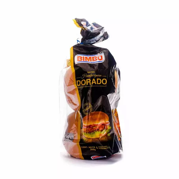 Pan Bimbo Hamburguesa 360g Dorado