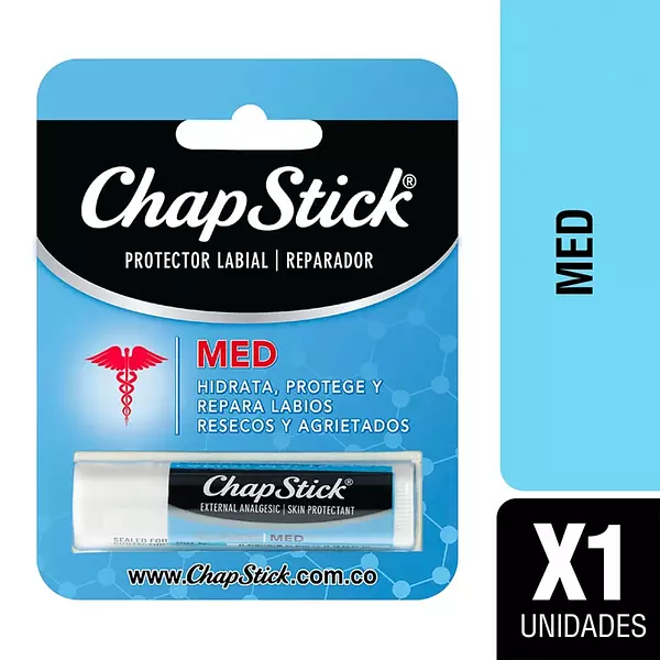 Protector Labial Chaps Stick Medicado 4g