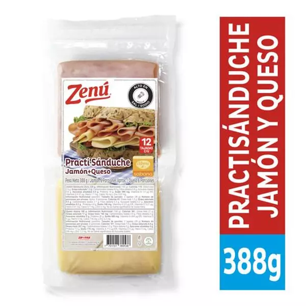 Practi Sanduche Zenu 388g