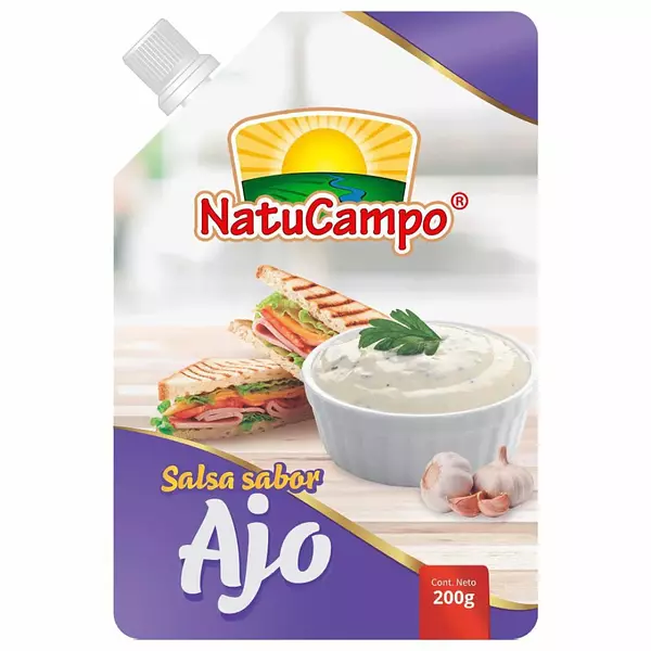 Salsa Sabor Ajo Natucampo Doypack 200g