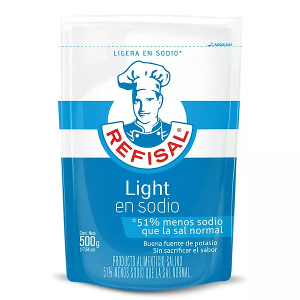 Sal Refisal Light Doypack 500g Gts Salero