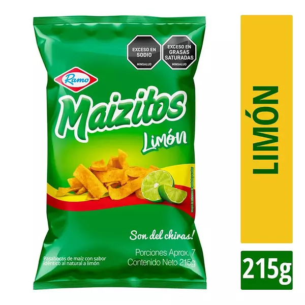 Pasabocas Maizitos Limon 215g