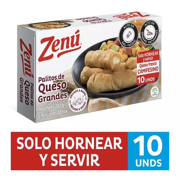 Palitos Zenu Con Queso 280g