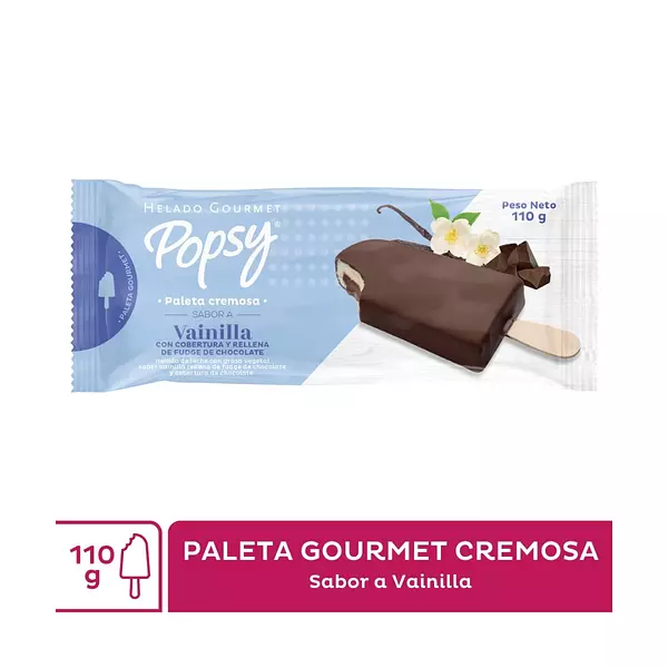 Paleta Popsy Cremosa Vainilla 110g