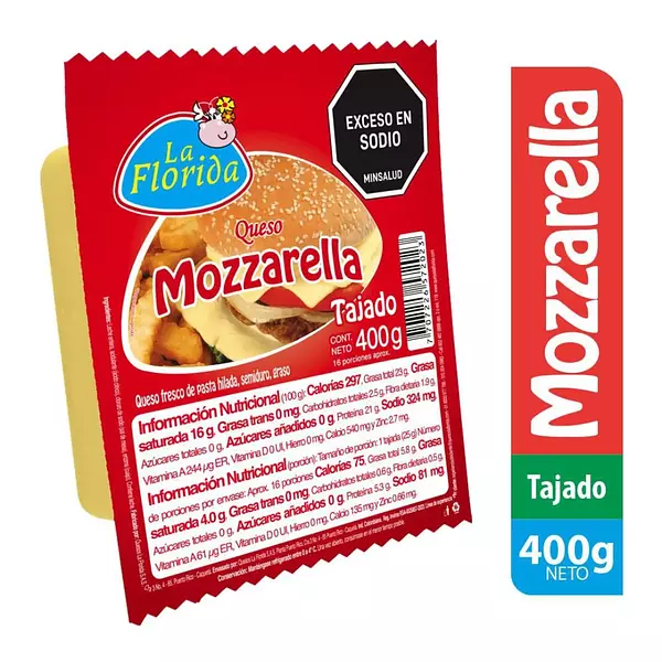 Queso La Florida Mozzarella 400g