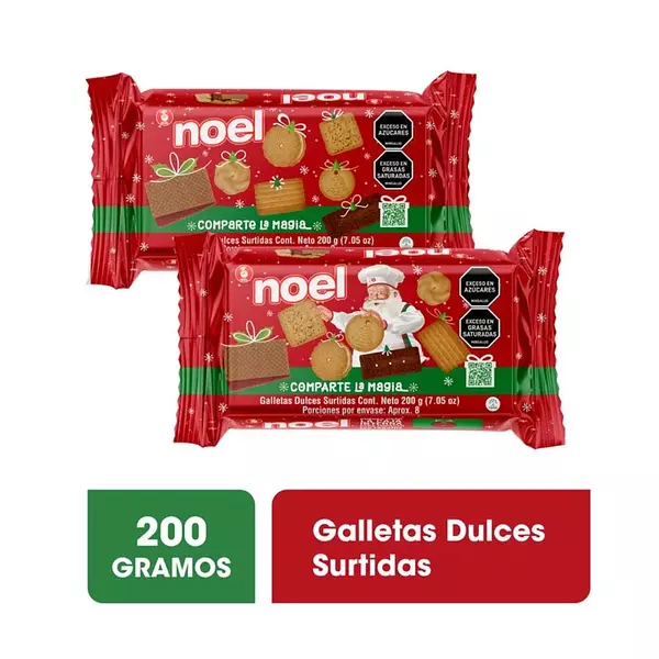 Galleta Navidad Noel Plegadiza 200g