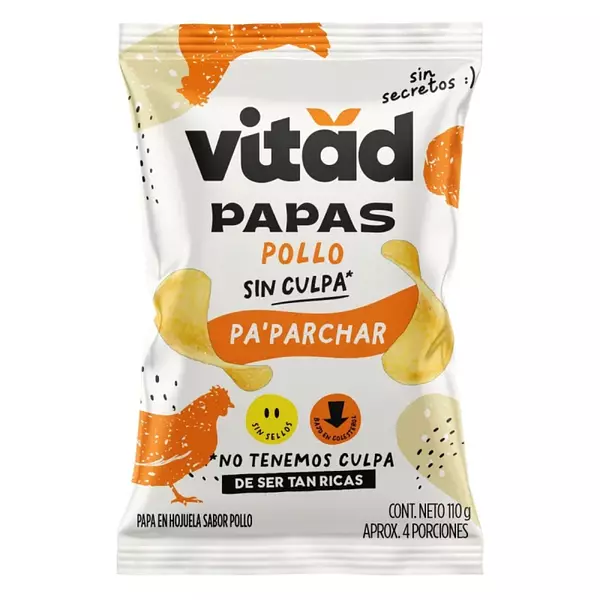 Papas Pollo Vitad 110g