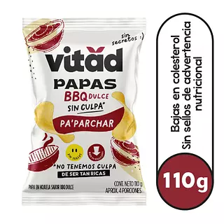 Papas Bbq Vitad 110g