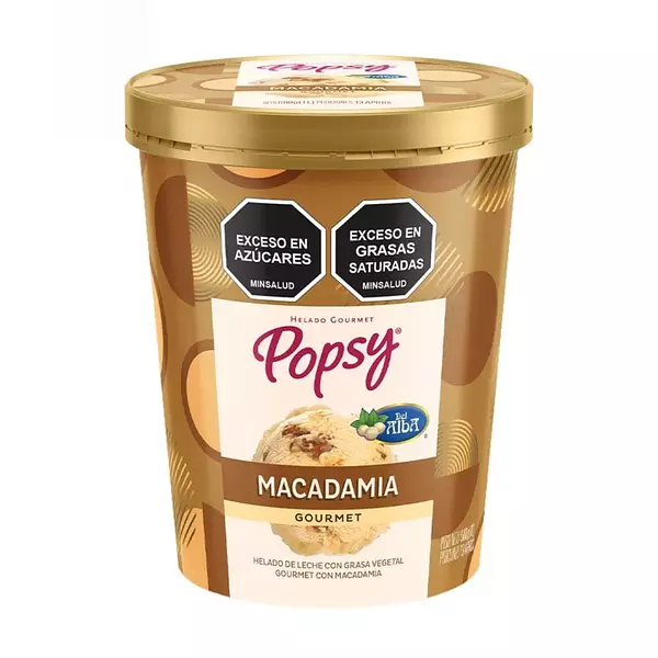 Popsy Helado Gourt. Esp Macadamia Litro