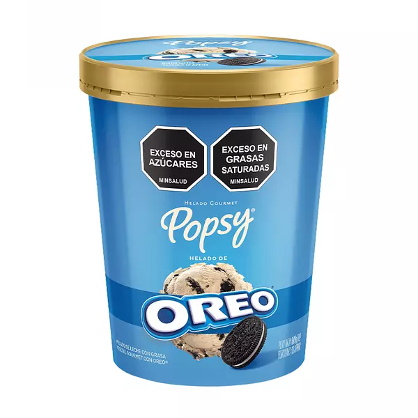 Popsy Helado Gourt. Esp Oreo Litro