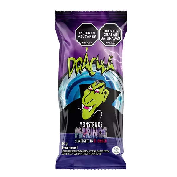 Paleta Dracula Monstruos Marinos 60g