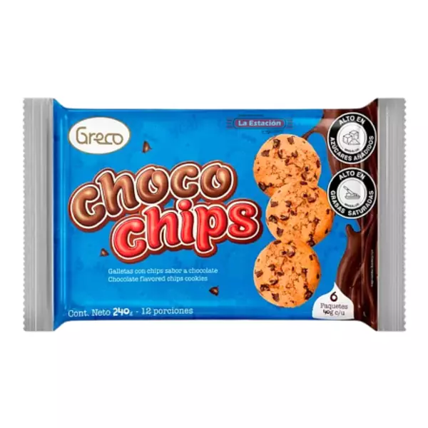 Galleta Choco Chips 40g*6