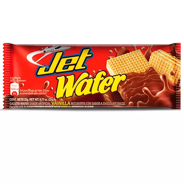 Galleta Wafer Jet Con Chocolate 22g