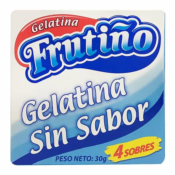 Gelatina Frutiño 30g Sin Sabor