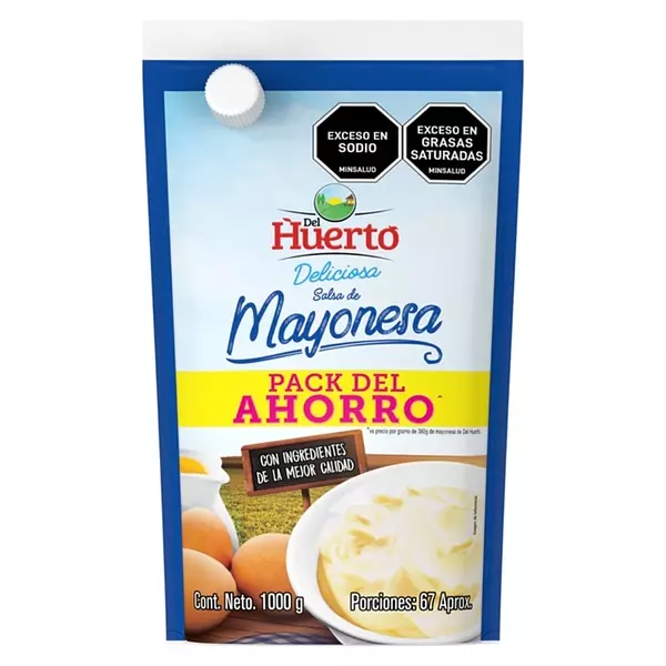 Del Huerto Mayonesa X 1kg D Pac