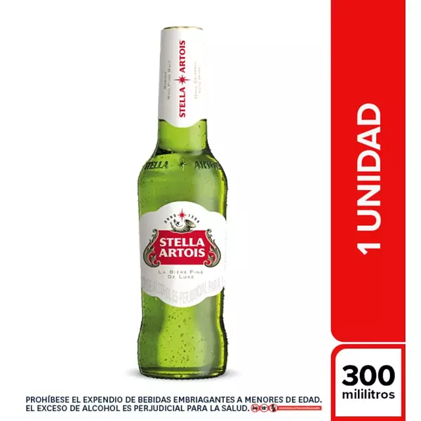 Cerveza Stella Artois Nrb 300ml