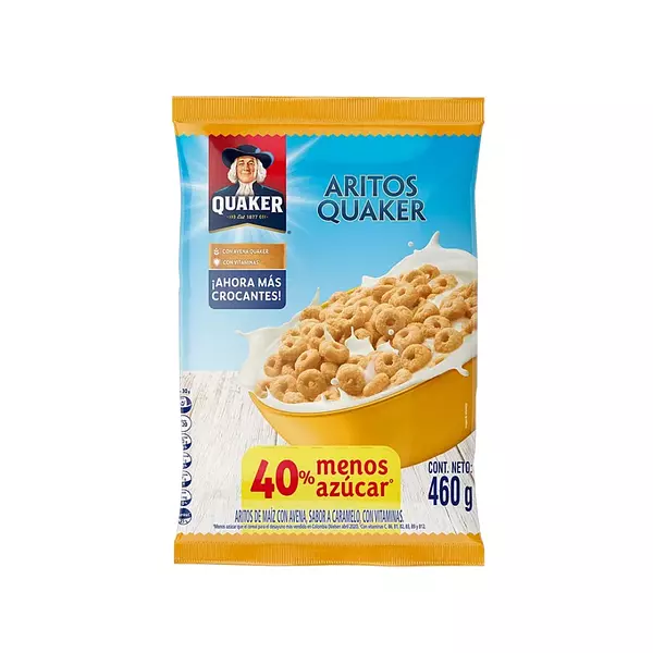 Cereal Quaker Aritos Caramelo 460g